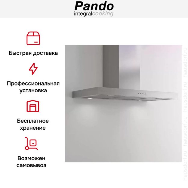 Вытяжка Pando P-823N/60 IX V.850 ECO SEC PLUS (фото 7) Вытяжка Pando P-823N/60 IX V.850 ECO SEC PLUS (preview 7)