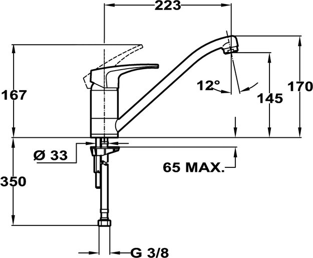 Смеситель Teka MS1 TOPAZ BEIGE (preview 4)