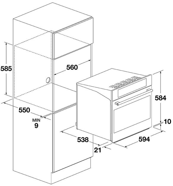 Духовой шкаф Fulgor Milano FCPO 6215 P TEM BK (фото 7) Духовой шкаф Fulgor Milano FCPO 6215 P TEM BK (preview 7)