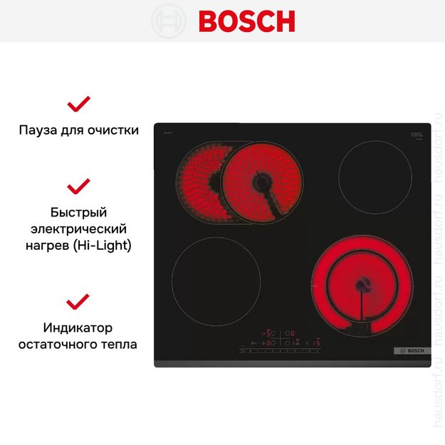Электрическая варочная панель Bosch PKN631FP2E (preview 6)