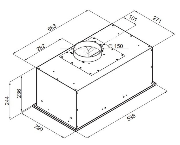 Встраиваемая кухонная вытяжка MAUNFELD Crosby Power 60 нержавеющая сталь (preview 16)