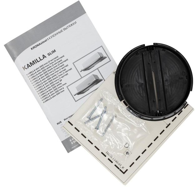 Вытяжка Krona KAMILLA slim 600 INOX (2 мотора) (фото 13) Вытяжка Krona KAMILLA slim 600 INOX (2 мотора) (preview 13)