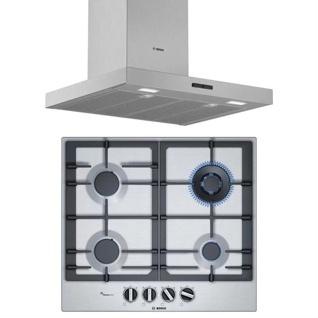 Bosch (варочная панель PCH6A5B90R + вытяжка DWB64BC52) (preview 1)