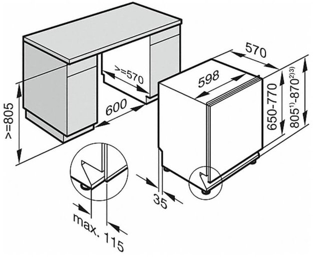 Встраиваемая посудомоечная машина Miele G 5450 SCVi Active Plus (preview 6)
