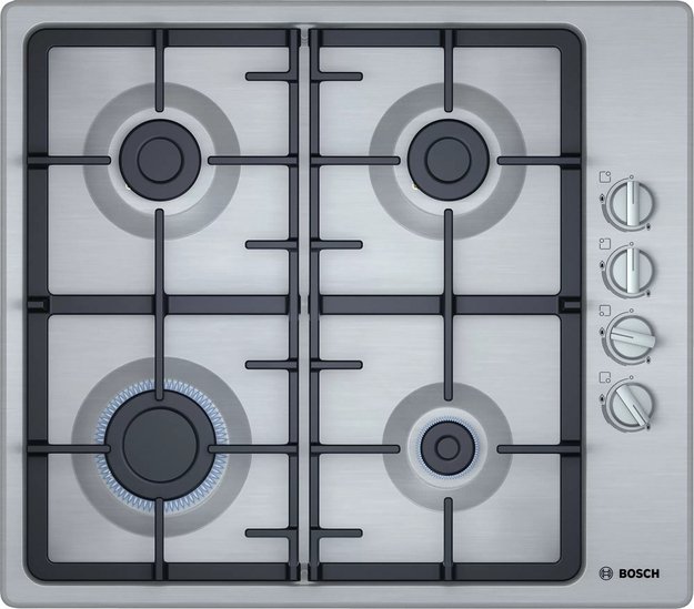 Газовая варочная панель Bosch PBP6C5B93R (фото 1) Газовая варочная панель Bosch PBP6C5B93R (preview 1)