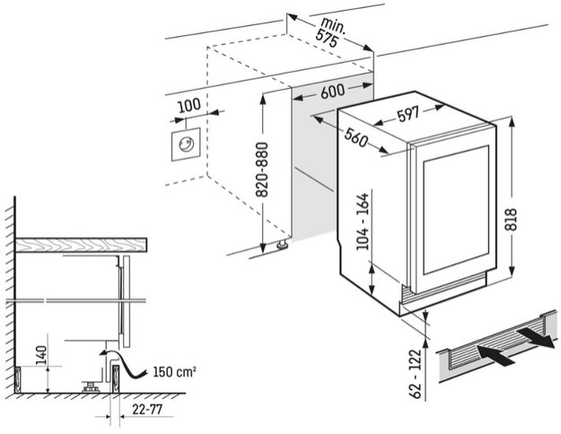 Встраиваемый винный шкаф Liebherr UWpri 3662 Vinidor Selection (фото 6) Встраиваемый винный шкаф Liebherr UWpri 3662 Vinidor Selection (preview 6)