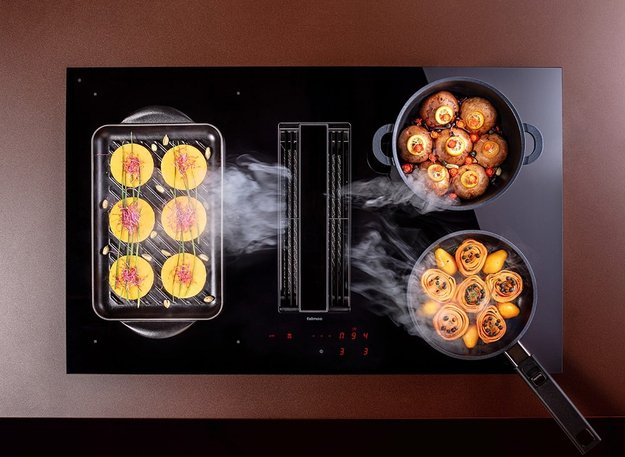 Варочная панель с вытяжкой Falmec ZERO EASY 84 VETRO NERO (фото 9) Варочная панель с вытяжкой Falmec ZERO EASY 84 VETRO NERO (preview 9)