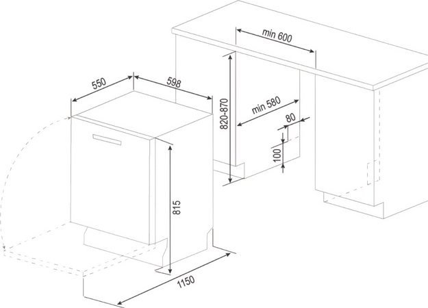 Встраиваемая посудомоечная машина Zigmund Shtain DW 312.6 (preview 6)