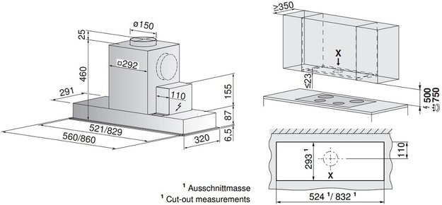Встраиваемая вытяжка V-ZUG AiroClearCabinet V4000 AE4T-64009 (фото 3) Встраиваемая вытяжка V-ZUG AiroClearCabinet V4000 AE4T-64009 (preview 3)