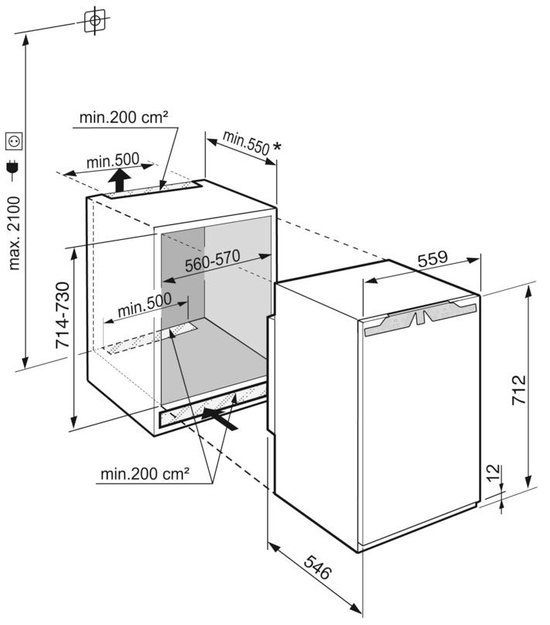 Встраиваемая морозильная камера Liebherr IFNe 3503 Pure NoFrost (фото 5) Встраиваемая морозильная камера Liebherr IFNe 3503 Pure NoFrost (preview 5)
