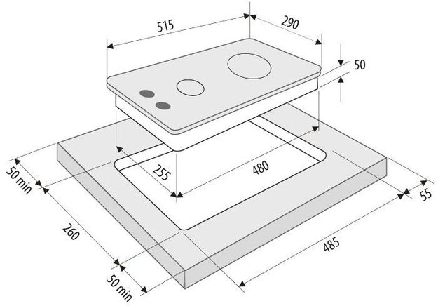 Газовая варочная поверхность KRONA CALORE 30 BL (фото 9) Газовая варочная поверхность KRONA CALORE 30 BL (preview 9)
