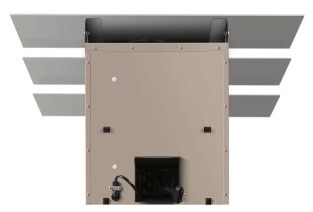 Вытяжка Maunfeld CASCADA TRIO 60 Glass DARK Beige (фото 5) Вытяжка Maunfeld CASCADA TRIO 60 Glass DARK Beige (preview 5)