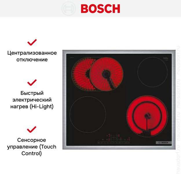 Электрическая варочная панель Bosch PKN645FP2E (preview 6)