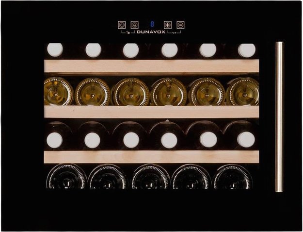 Винный шкаф Dunavox DX-24.56BBK (B) петли слева (preview 2)