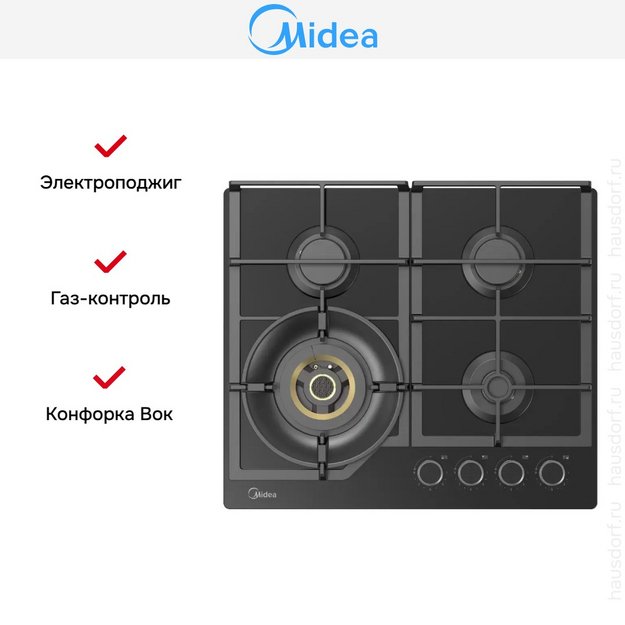 Варочная панель Midea MG697VGB (preview 4)