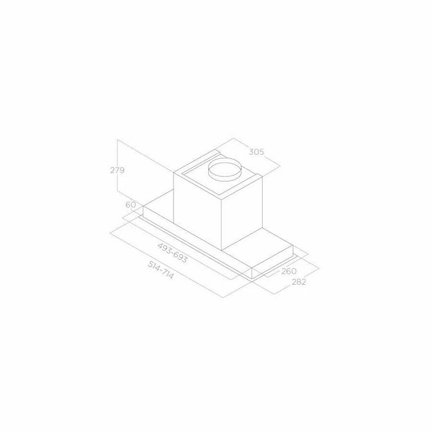 Встраиваемая вытяжка Elica HIDDEN ADVANCE BL MAT/A/72 (фото 4) Встраиваемая вытяжка Elica HIDDEN ADVANCE BL MAT/A/72 (preview 4)