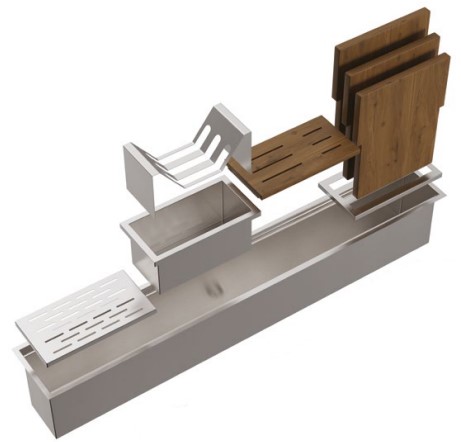 Встраиваемая сушка для посуды с вставками Omoikiri DRY-01 IN (preview 2)