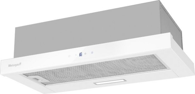 Встраиваемая вытяжка Weissgauff TEL 600 2M Touch White Glass (preview 1)