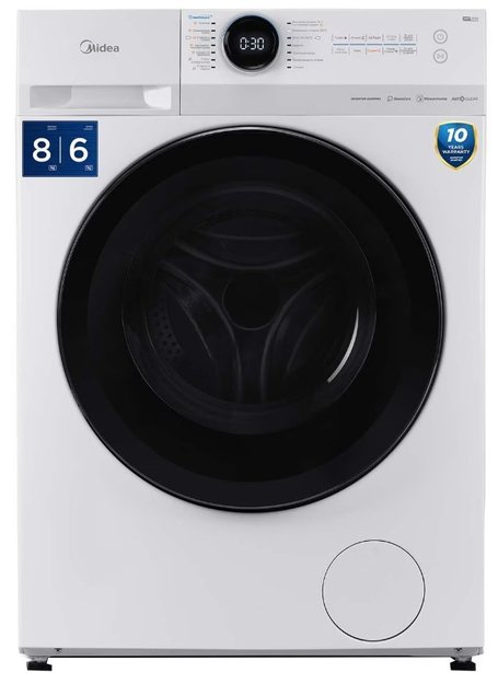 Стиральная машина с функцией сушки Midea MF200D80WBS/W-RU (фото 1) Стиральная машина с функцией сушки Midea MF200D80WBS/W-RU (preview 1)