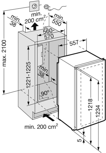 Винный шкаф Liebherr WTEes 2053 Vinidor (фото 8) Винный шкаф Liebherr WTEes 2053 Vinidor (preview 8)