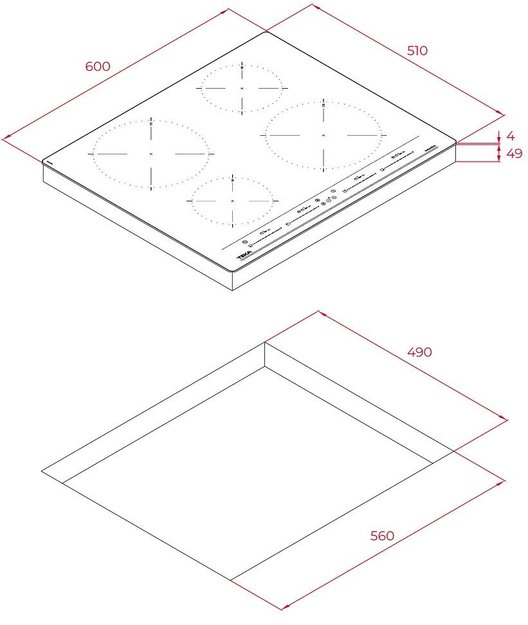 Индукционная варочная панель Teka IZC 64320 MSP BLACK (preview 2)