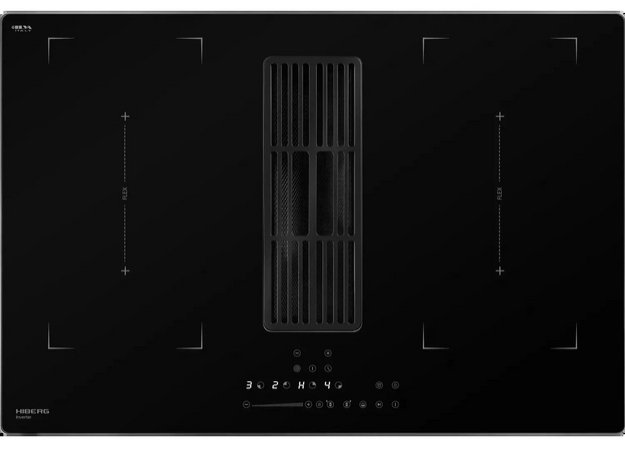 Индукционная варочная поверхность с вытяжкой HIBERG i8-VM8 B (preview 1)