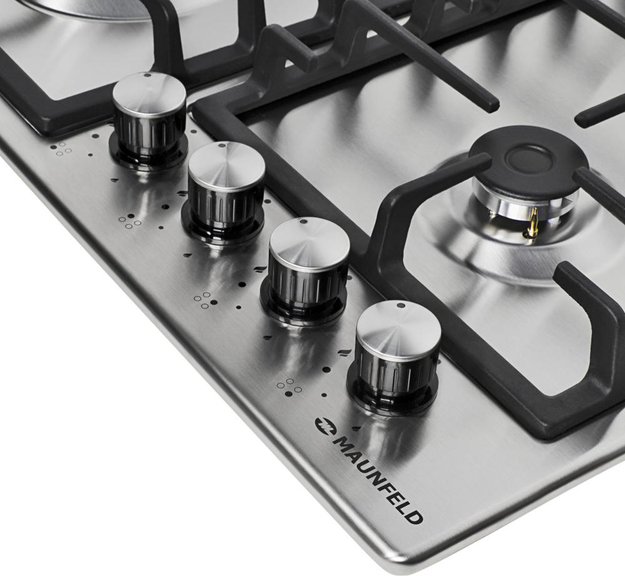 Газовая варочная панель MAUNFELD EGHS.64.3CS/G (фото 3) Газовая варочная панель MAUNFELD EGHS.64.3CS/G (preview 3)