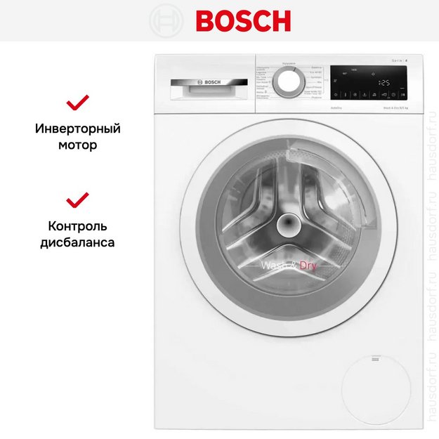 Стирально-сушильная машина Bosch WNA13401PL (preview 4)