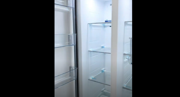 Встраиваемый холодильник Midea MDRE413FGE01 (video 3)