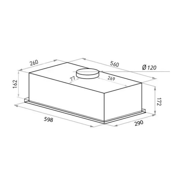 Кухонная вытяжка MAUNFELD Box Push 60 белый (фото 2) Кухонная вытяжка MAUNFELD Box Push 60 белый (preview 2)