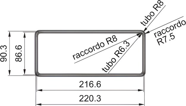 Переходник промежуточный прямоугольный Faber RCR 220x90 мм (preview 2)