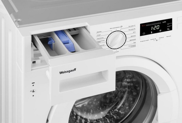 Стиральная машина Weissgauff WMI 6147 Inverter Steam (preview 9)