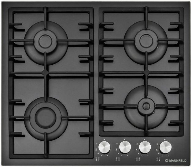 Газовая варочная панель MAUNFELD EGHG.64.3CB\G (фото 1) Газовая варочная панель MAUNFELD EGHG.64.3CB\G (preview 1)