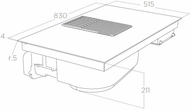 Варочная панель с вытяжкой Elica NIKOLATESLA LIBRA WH/A/83 (фото 4) Варочная панель с вытяжкой Elica NIKOLATESLA LIBRA WH/A/83 (preview 4)