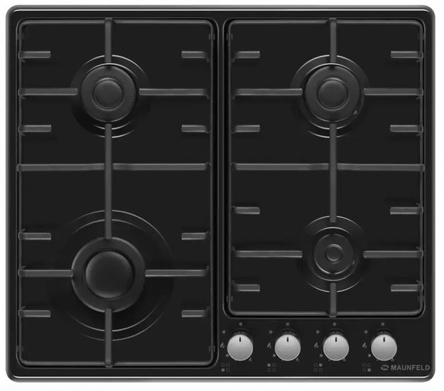 Газовая варочная панель MAUNFELD EGHE.64.3STS-EB/G (фото 2) Газовая варочная панель MAUNFELD EGHE.64.3STS-EB/G (preview 2)