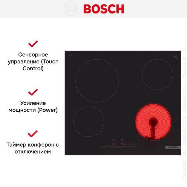 Электрическая варочная панель Bosch PKE611FP2E (preview 7)
