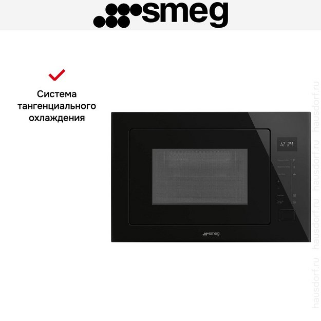 Встраиваемая микроволновая печь Smeg FMI025B3 (preview 4)