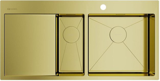 Мойка Omoikiri AKISAME 100-2 LG-R крыло слева (фото 1) Мойка Omoikiri AKISAME 100-2 LG-R крыло слева (preview 1)