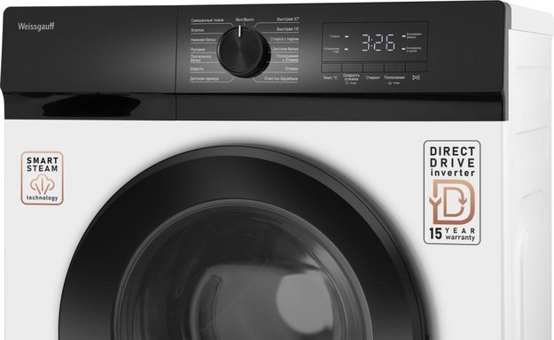 Стиральная машина Weissgauff WM 61212 Direct Drive Inverter Steam (preview 5)