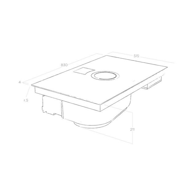 Варочная панель с вытяжкой Elica NIKOLATESLA SWITCH BL/A/83 (фото 9) Варочная панель с вытяжкой Elica NIKOLATESLA SWITCH BL/A/83 (preview 9)
