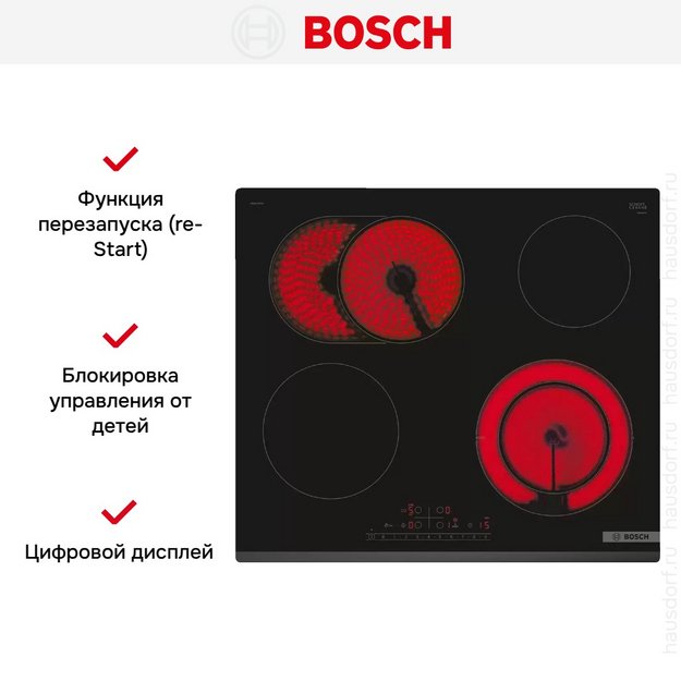 Электрическая варочная панель Bosch PKN631FP2E (preview 5)