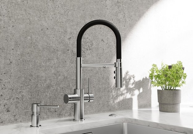 Смеситель 3-в-1 Blanco CATRIS-S Flexo Filter 526706 нержавеющая сталь (preview 2)