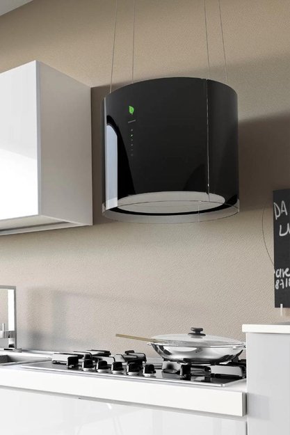 Вытяжка Falmec Eolo isola 45 (450) (с системой E.ion) ECP black (фото 2) Вытяжка Falmec Eolo isola 45 (450) (с системой E.ion) ECP black (preview 2)