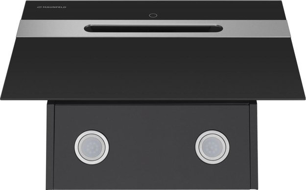 Кухонная вытяжка MAUNFELD Moon 60 черный\вставка сатин (фото 4) Кухонная вытяжка MAUNFELD Moon 60 черный\вставка сатин (preview 4)