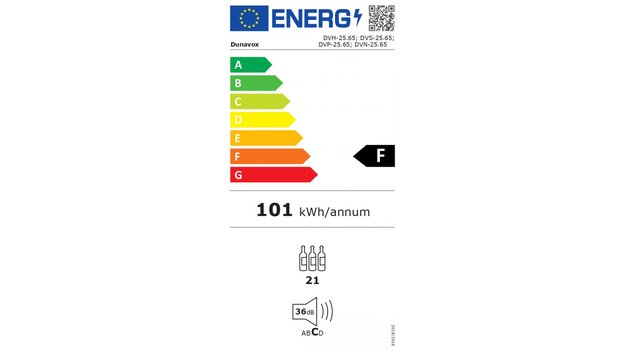 Встраиваемый винный шкаф Dunavox DVN-25.65DB.TO (фото 9) Встраиваемый винный шкаф Dunavox DVN-25.65DB.TO (preview 9)