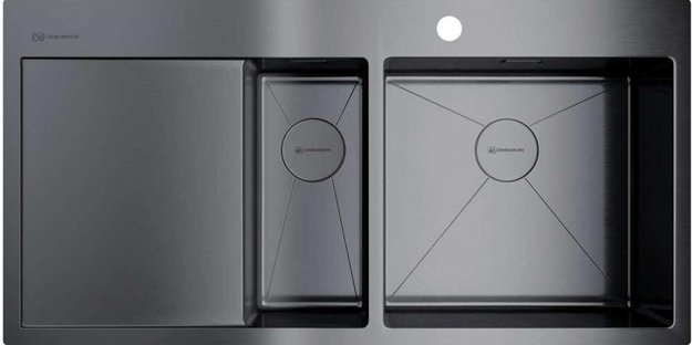 Мойка Omoikiri AKISAME 100-2 GM-R крыло слева (фото 1) Мойка Omoikiri AKISAME 100-2 GM-R крыло слева (preview 1)