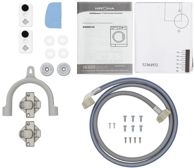 Встраиваемая стиральная машина KRONA ZIMMER 1200 7K WHITE (фото 11) Встраиваемая стиральная машина KRONA ZIMMER 1200 7K WHITE (preview 11)