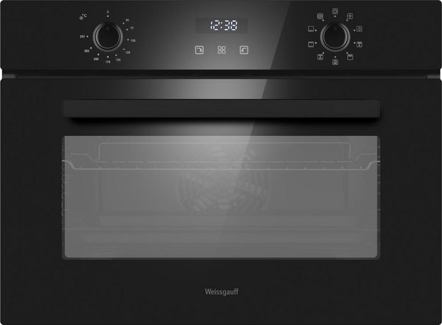 Компактный духовой шкаф Weissgauff OE 459 PDB Black Edition (preview 1)