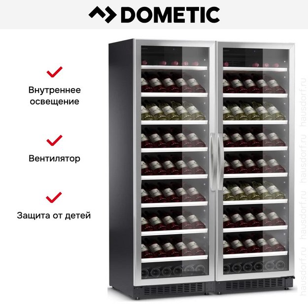Винный шкаф Dometic C125G VinoView Double Classic (preview 6)