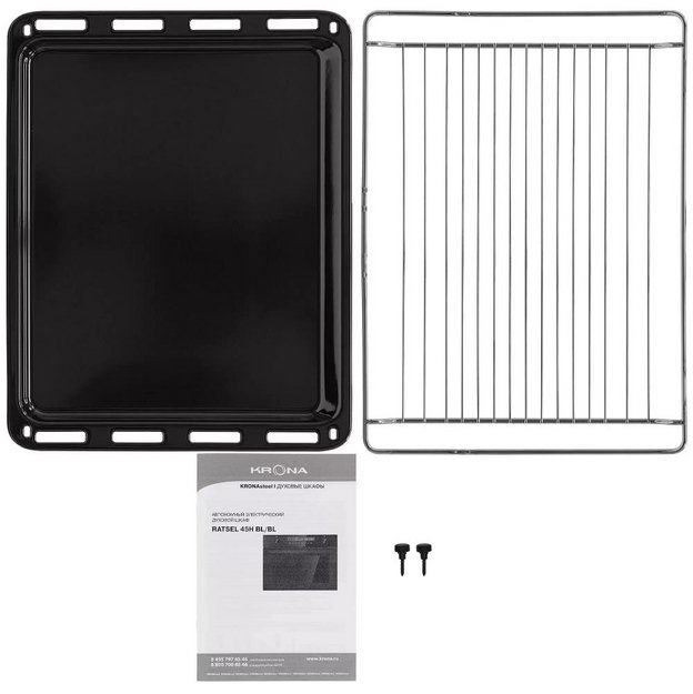 Духовой шкаф KRONA RATSEL 45H BL/BL (preview 11)